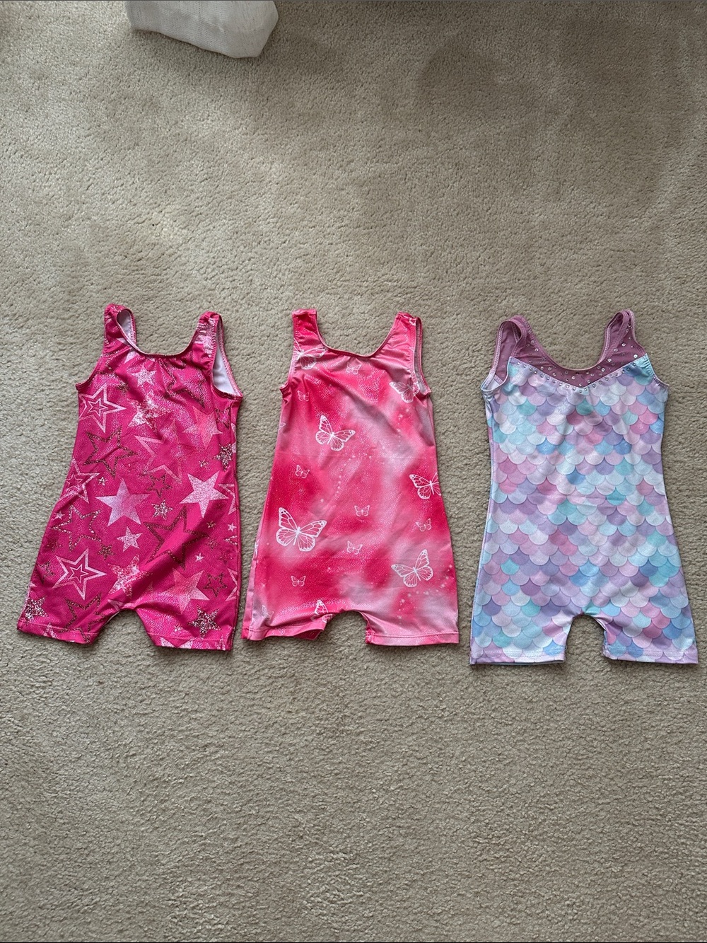 Toddler Girls Gymnastics Leotards (pack of 3)